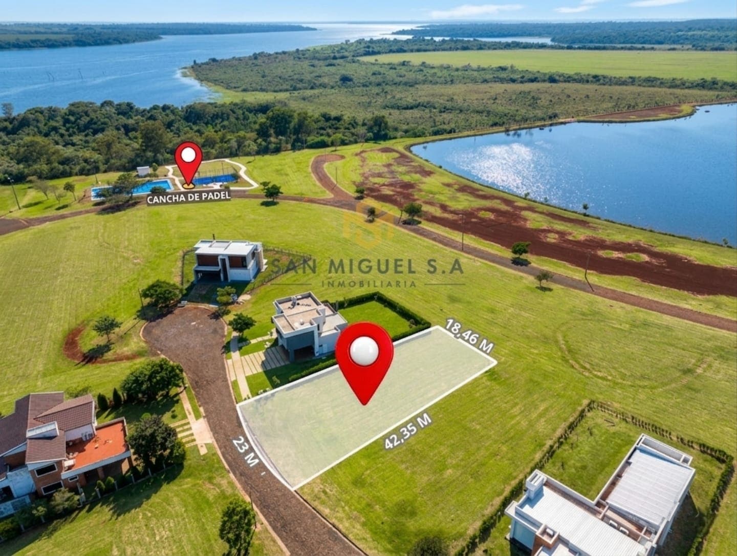 TERRENO EN COSTA DEL LAGO - BARRIO PUERTO NORTE